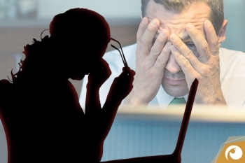 Schlechte Büroluft und lange Arbeit am Smartphone, Tablet und Computer begünstigen das Office Eye Syndrom | Offensichtlich Berlin