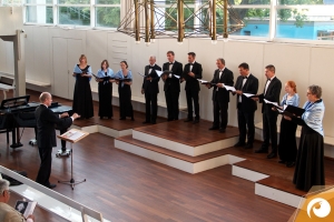 Der Mendelssohn-Kammer-Chor-Berlin im Schloss Bellevue 2015